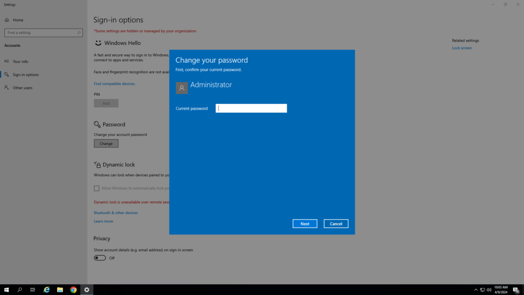 Cara Mengganti Password pada RDP Windows Server 1